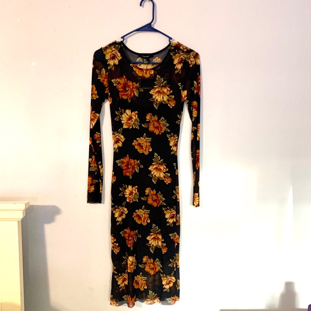 Forever 21 Floral Dress- Medium